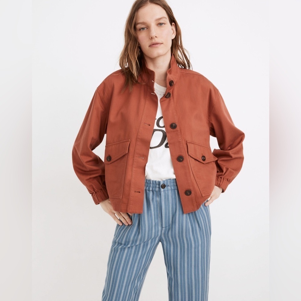 Madewell Bayview Balloon-Sleeve Jacket - Picture 2 of 10